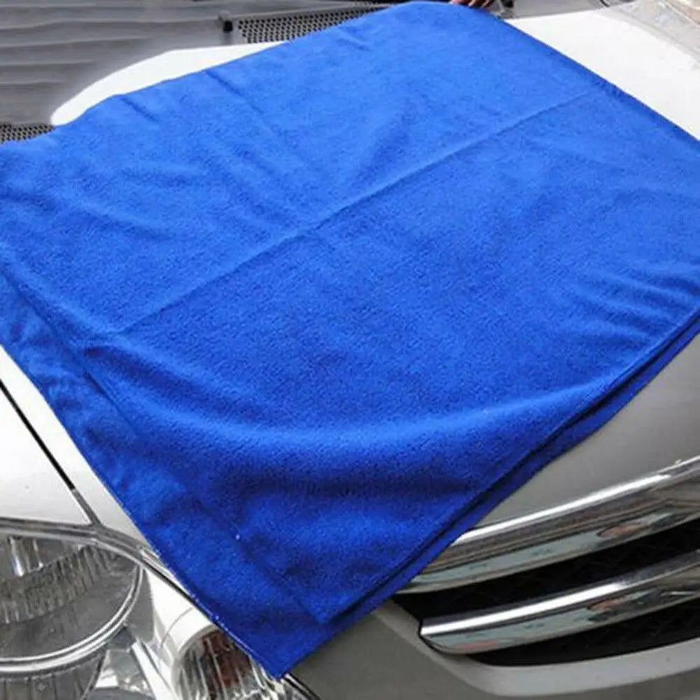 60X160CM Blue Large Microfibre Cleaning Auto Car Detailing Soft Cloths Wash Towel Duster Tool For car washing Drying Polishing