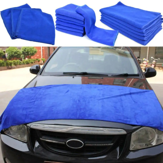 60X160CM Blue Large Microfibre Cleaning Auto Car Detailing Soft Cloths Wash Towel Duster Tool For car washing Drying Polishing