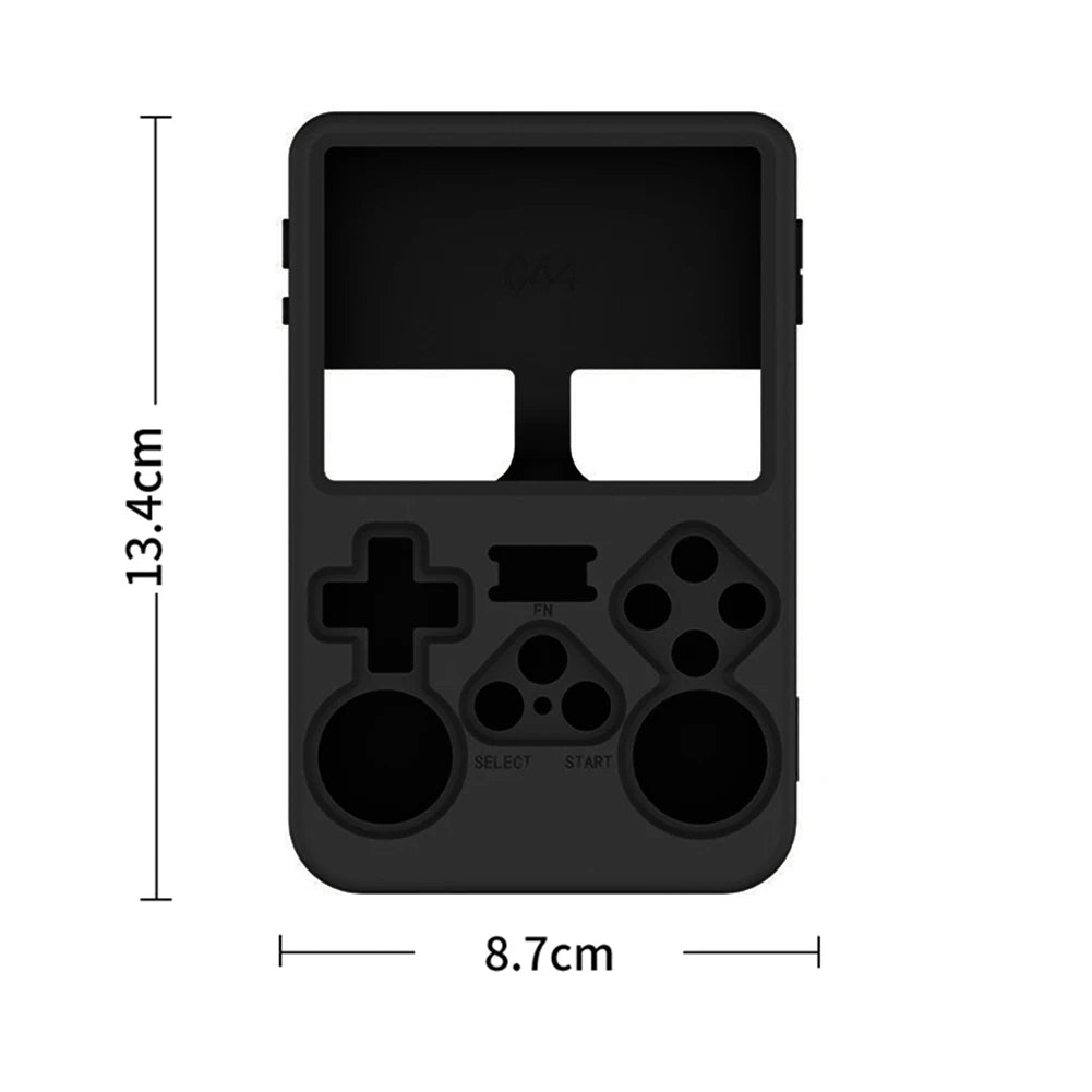 Gaming Console Silicone Case Anti-Slip Shock Proof Dustproof Soft Shell For R36S Handheld Game Console Protective Accessories