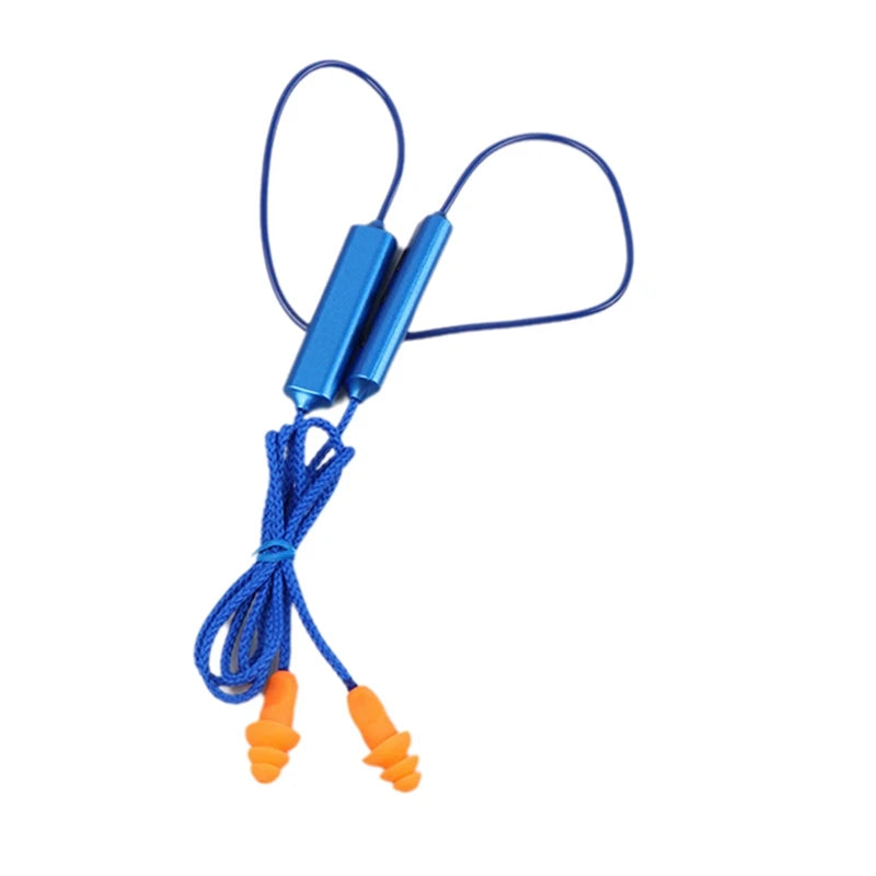 Ear Plugs Bluetooth Earphone for Work, Noise Suppression, Hearing Protection,Construction Sites, Noisy Places Blue