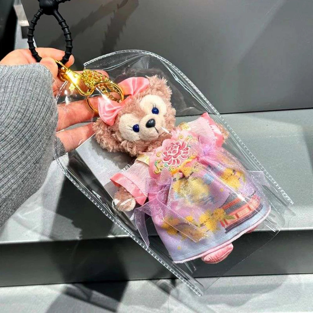 Hot Transparent Mystery Box Keychain Organizer Box Doll Storage Case Dust Bag Doll Raincoat Jacket Bag Pendent Storage Pouch PVC