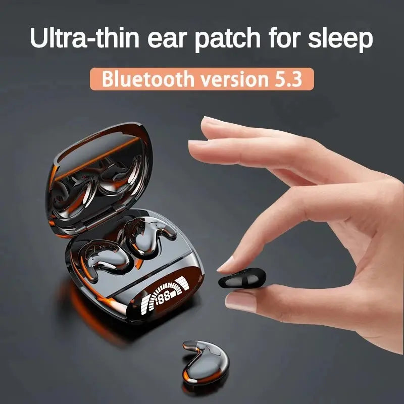Sleep Invisible Earphones Ipx5 Waterproof Noise Reduction Wireless Bluetooth With Microphone For Iphone Huawei Samsung New 2025