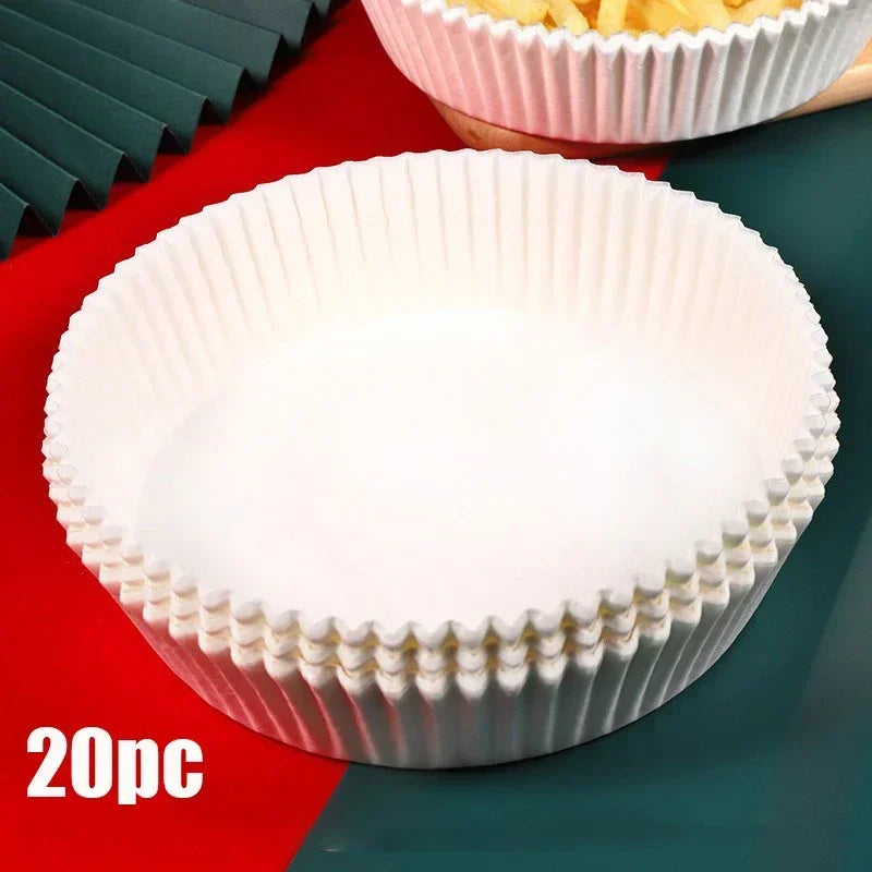 Air Fryer Paper Food Disposable Paper Liner Airfryer Kitchen Cookers Oil-proof Barbecue Plate Steamer Fryer Baking Accessories