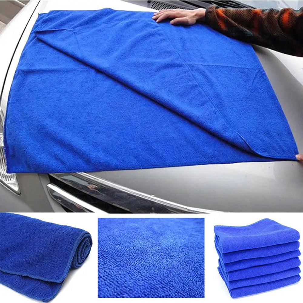 60X160CM Blue Large Microfibre Cleaning Auto Car Detailing Soft Cloths Wash Towel Duster Tool For car washing Drying Polishing