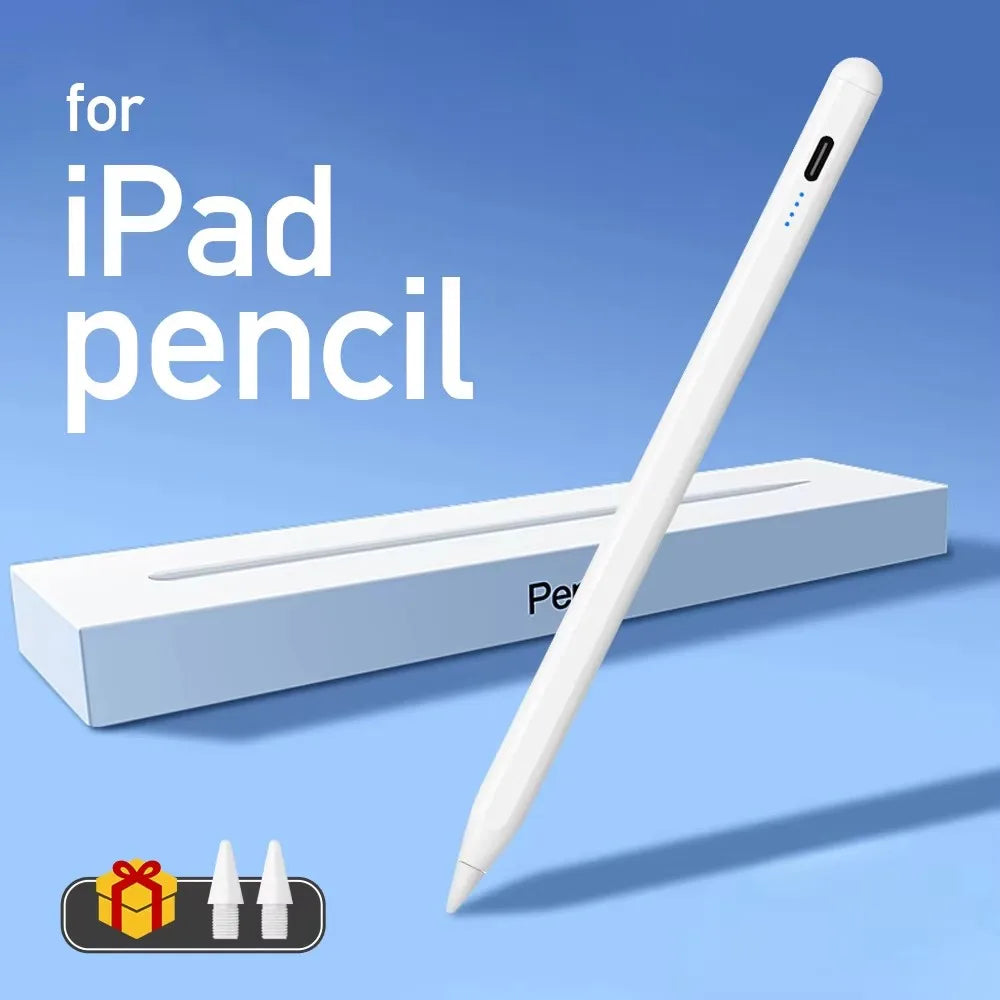 Stylus-Stift für Apple Pencil mit LED-Stromanzeigen, Palm Rejection Touch Pencil für 2022 2021 2020 2019 2018 iPad Pencil 