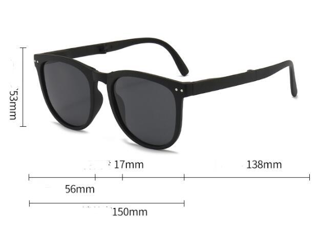 Trendy faltbare Sonnenbrille für Frauen TR polarisierte faltbare Sonnenbrille